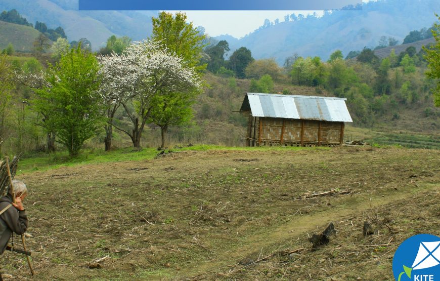 Hike the Green Organic Mountain Fields – by Kite Manza