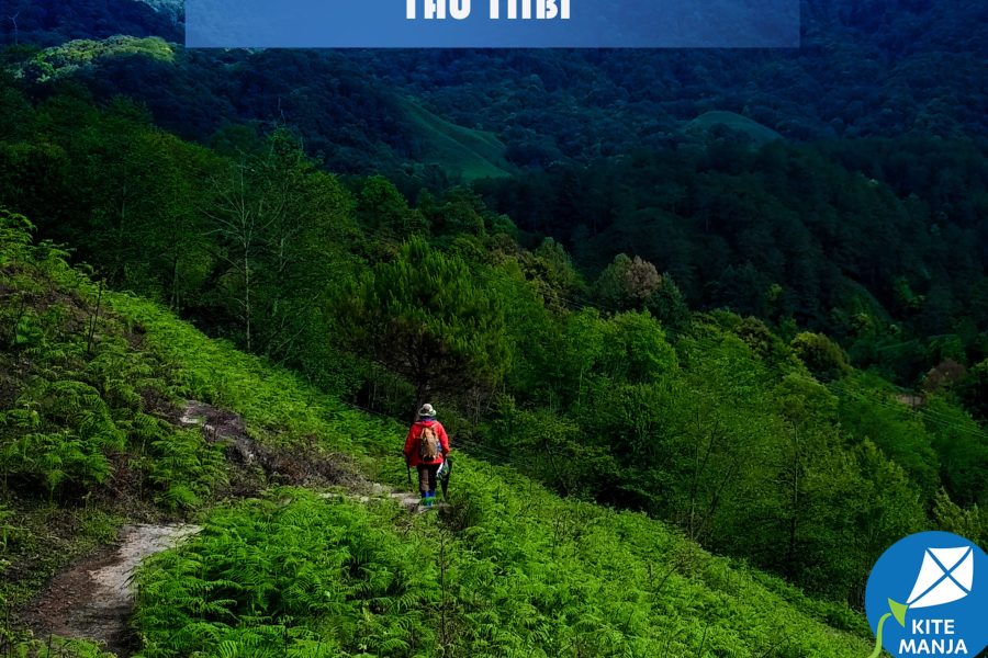 Hike the Green Organic Mountain Fields – by Kite Manza
